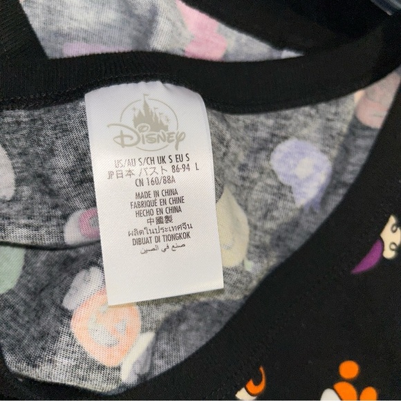 New Disney Mickey Mouse Jack-o'-Lantern Halloween Top for Women size S - Picture 4 of 4